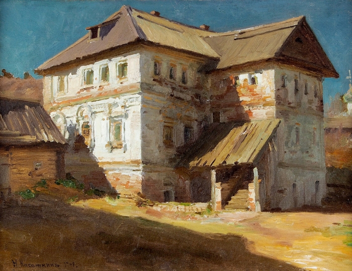 Касаткин Николай Алексеевич (1859-1930) «Солнечный день». 1901. Холст, масло, 39,8x53,6 см.