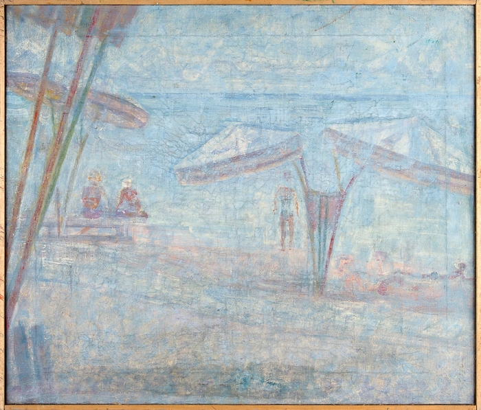Степанов Алексей Матвеевич (1923–1989) «На пляже». 1966. Холст, масло, 55x65 см.