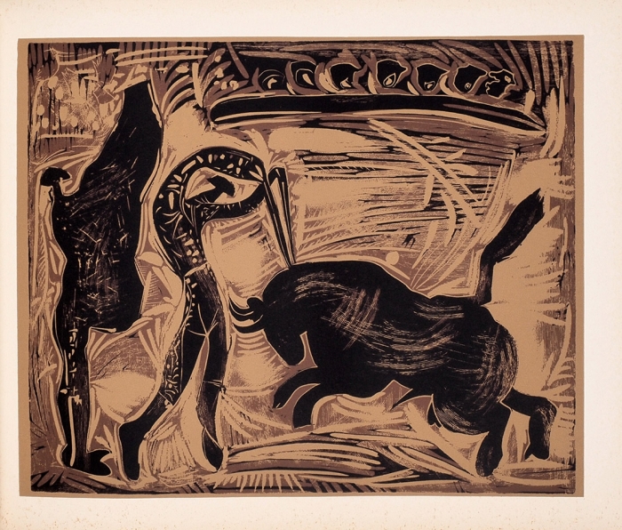 [Продано в Литфонде за 800 000 рублей] Пабло Пикассо. Линогравюры. Париж; Штутгарт, 1962.