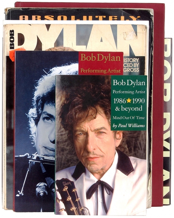 [Все про Боба Дилана] 6 книг о Нобелевском лауреате, поэте и музыканте Бобе Дилане, раритетный выпуск журнала «Crawdaddy!» и плакат «Tambourine Man». 1978-2013.