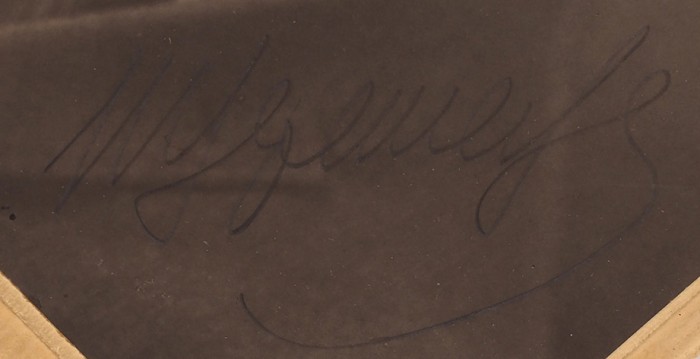 Фотография Н. Церетелли с автографом / фотоателье Л. Леонидов. М., 1930-е гг.