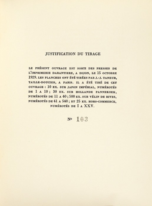 [18+ Размер имеет значение] Приапы. [Les Priapées. На фр. яз.]. Париж: Editions du trianon, 1929.