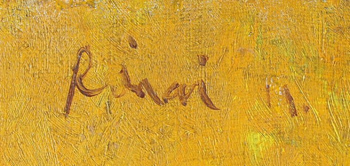[Внес в венгерскую живопись французский стиль] Рипль-Ронай Йожеф (Jоzsef Rippl-Rоnai) (1861–1927) «Обнаженная». 1911. Холст, масло, 80x60 см.