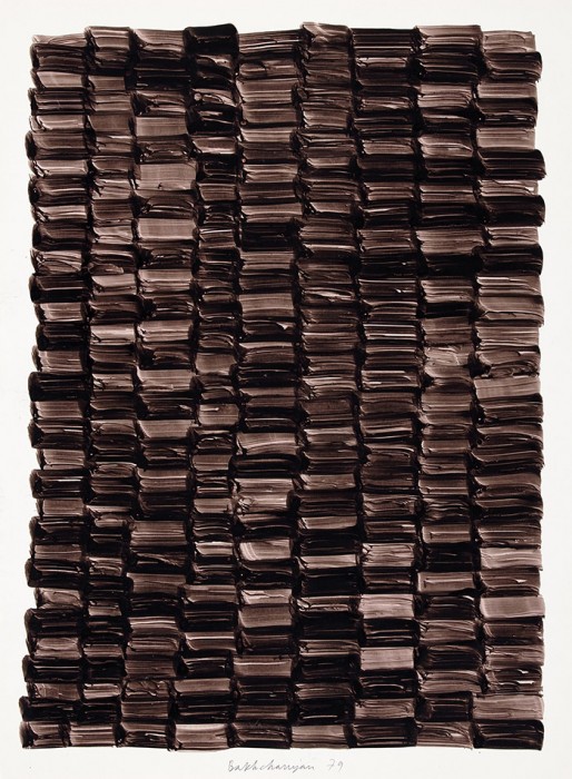 [Собрание семьи художника] Бахчанян Вагрич Акопович (1938–2009) «Шоколад». 1979. Фотобумага, китайская тушь, 66x50,8 см.